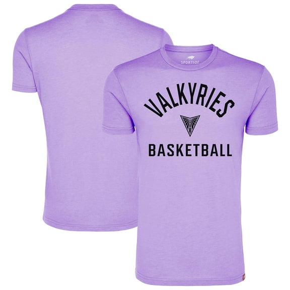 Unisex-Sportiqe  Violet Golden State Valkyries Super-Soft Comfy Tri-Blend T-Shirt