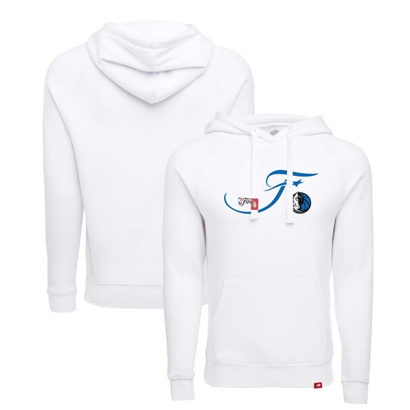 Unisex Sportiqe White Dallas Mavericks 2024 NBA Finals Olsen Tri-Blend Pullover Hoodie