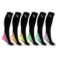 thumbnail image 1 of Unisex Sports Compression Socks - Made for Running, Athletics, Pregnancy and Travel - 6 Pair, 1 of 2