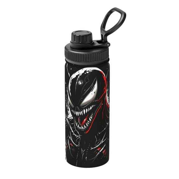 Unisex Sports Insulated Water Bottles, Monster Venom Kettle Stainless Steel Portable Cup 18oz For School Travel Gym Running