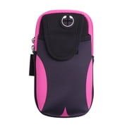 Unisex Sports Running Phone Bag Outdoor Fitness Arm Bag Sweat-proof Arm Bag Gym Phone Bag Key Bag Bag for Women and Men