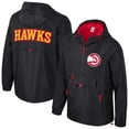 thumbnail image 1 of Unisex Stadium Essentials Black Atlanta Hawks Compete Quarter-Zip Hoodie Jacket, 1 of 3