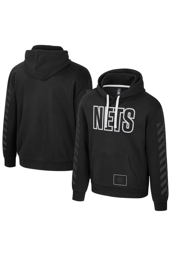 Unisex Stadium Essentials Black Brooklyn Nets City Star Hoodie