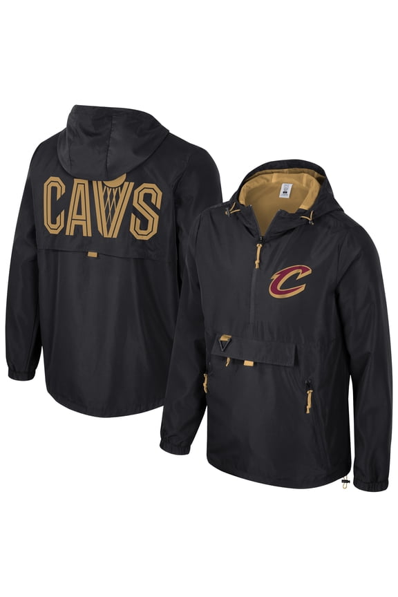 Unisex Stadium Essentials Black Cleveland Cavaliers Compete Quarter-Zip Hoodie Jacket