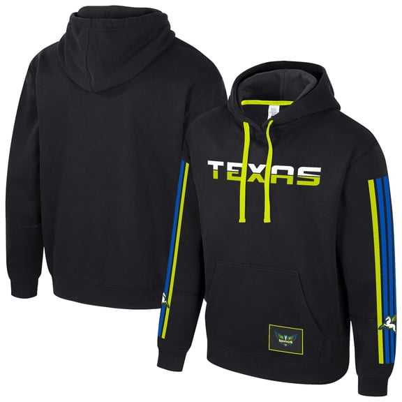 Unisex-Stadium Essentials  Black Dallas Wings City Star Rebel Edition Pullover Hoodie