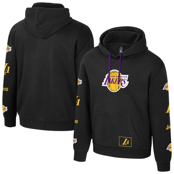 Unisex Stadium Essentials Black Los Angeles Lakers NBA Legends City Star Fleece Hoodie