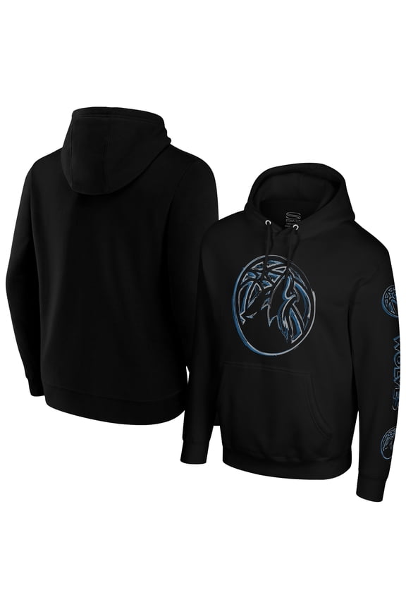 Unisex Stadium Essentials  Black Minnesota Timberwolves Elementized Ride Hoodie