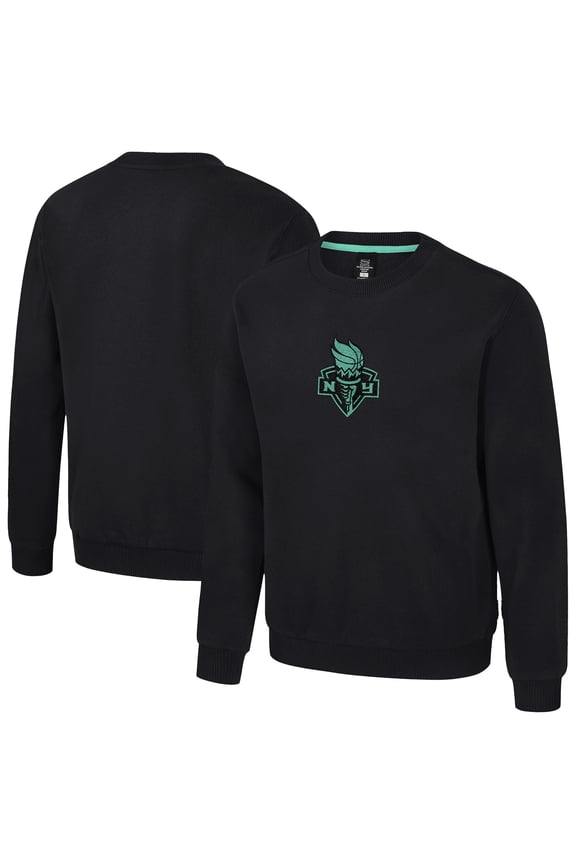 Unisex Stadium Essentials Black New York Liberty Club Level Sweatshirt