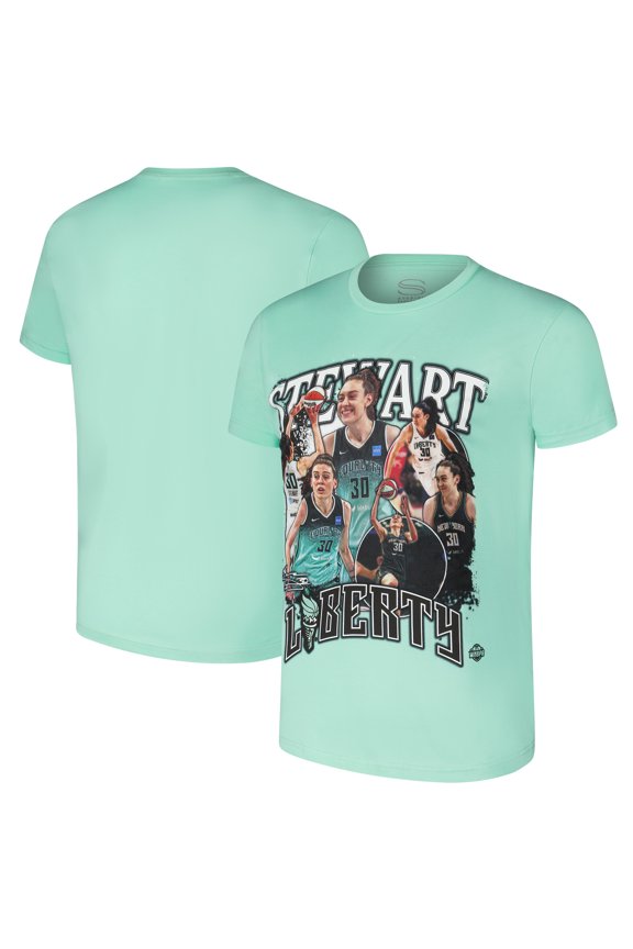 Unisex Stadium Essentials Breanna Stewart Mint New York Liberty Crossroads Player T-Shirt