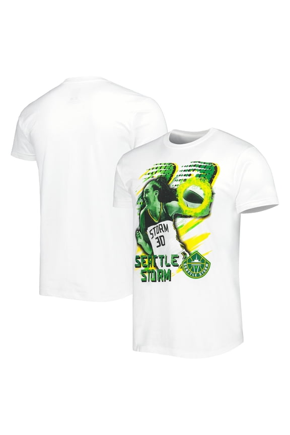 Unisex Stadium Essentials Breanna Stewart White Seattle Storm Slash T-Shirt