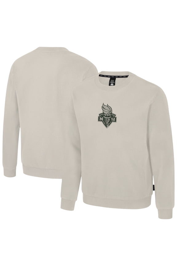 Unisex Stadium Essentials Cream New York Liberty Club Level Chenille Sweatshirt