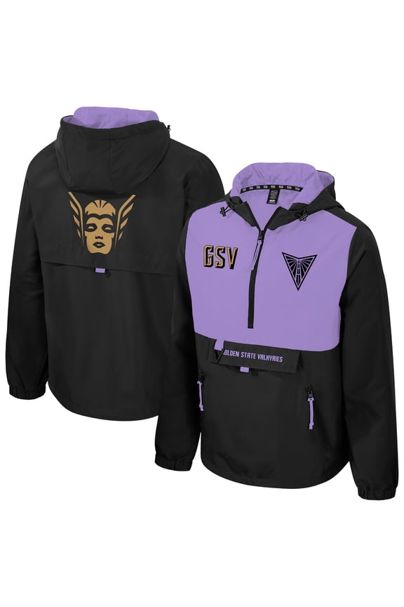 Unisex Stadium Essentials Eclipse Black/Violet Golden State Valkyries Legends Challenger Quarter-Zip Jacket
