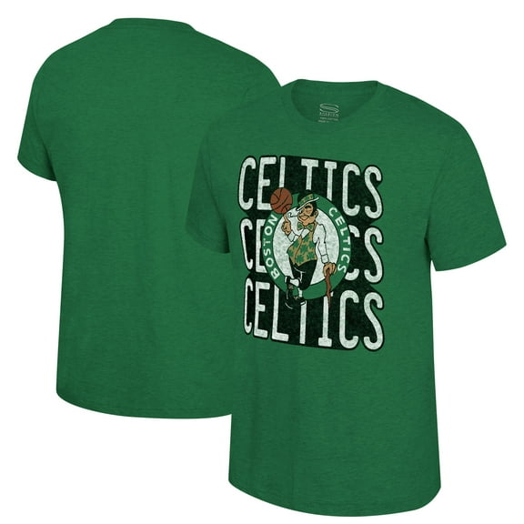 Unisex-Stadium Essentials  Heather Green Boston Celtics Step Up T-Shirt