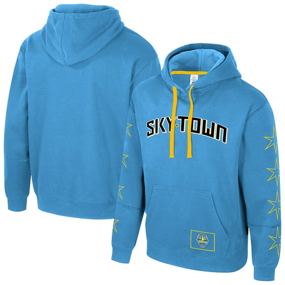 Unisex-Stadium Essentials  Light Blue Chicago Sky City Star Rebel Edition Pullover Hoodie