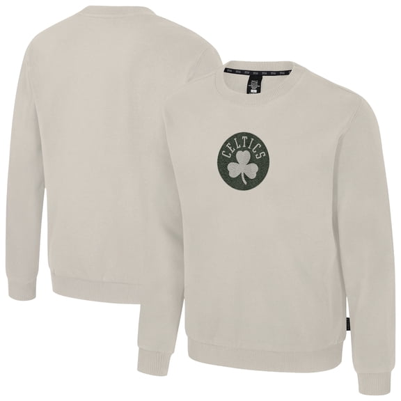 Unisex Stadium Essentials Natural Boston Celtics Rivalry Club Level Fleece Sweatshirt