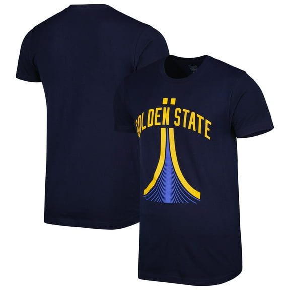 Unisex Stadium Essentials Navy Golden State Warriors Statement Edition-Landmark T-Shirt