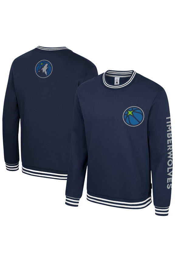Unisex Stadium Essentials Navy Minnesota Timberwolves Half-Time 2 Pullover Sweatshirt