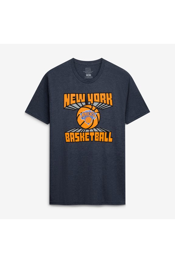 Unisex-Stadium Essentials Navy New York Knicks Club Time Tri-Blend T-Shirt