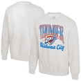thumbnail image 1 of Unisex Stadium Essentials Oatmeal Oklahoma City Thunder Sky High Fleece Sweatshirt, 1 of 4