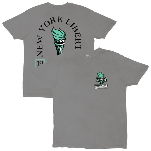 Unisex Stadium Essentials Platinum New York Liberty Lay Low Vintage Wash Relaxed Fit T-Shirt