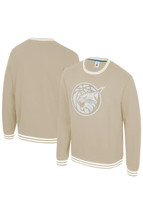 Unisex-Stadium Essentials  Tan Minnesota Lynx Club Level Chenille Pullover Sweatshirt