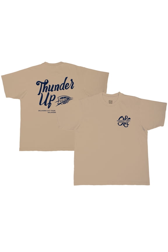 Unisex Stadium Essentials  Tan Oklahoma City Thunder Thunder Up Urban T-Shirt