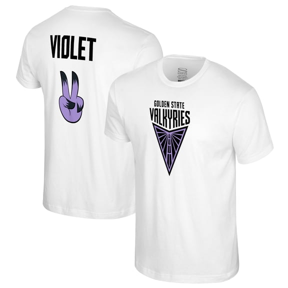 Unisex Stadium Essentials  White Golden State Valkyries Mascot Name & Number T-Shirt