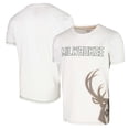 thumbnail image 1 of Unisex Stadium Essentials White Milwaukee Bucks Scoreboard T-Shirt, 1 of 3
