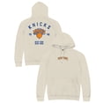thumbnail image 1 of Unisex Stadium Essentials White New York Knicks Get Back Vintage Raglan Hoodie, 1 of 5