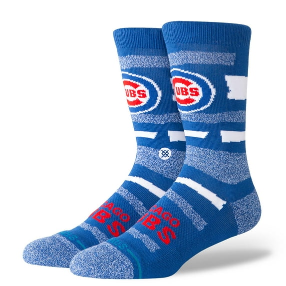 Unisex-Stance Chicago Cubs Squeeze Tri-Blend Knit Crew Socks