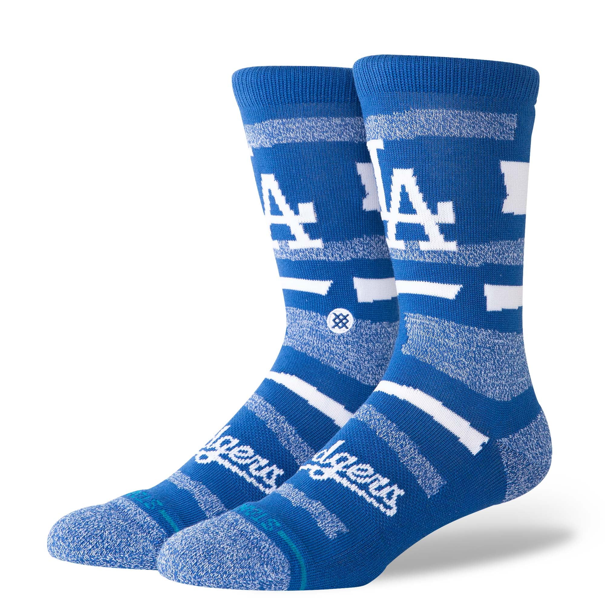 Unisex-Stance  Los Angeles Dodgers Squeeze Tri-Blend Knit Crew Socks