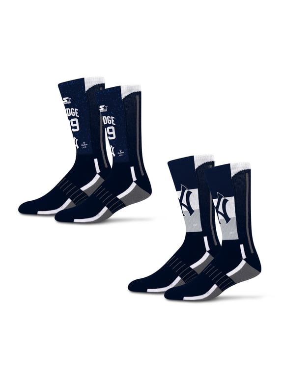 Unisex Starter Aaron Judge New York Yankees Jersey Arch Neo Two-Piece Sock Set