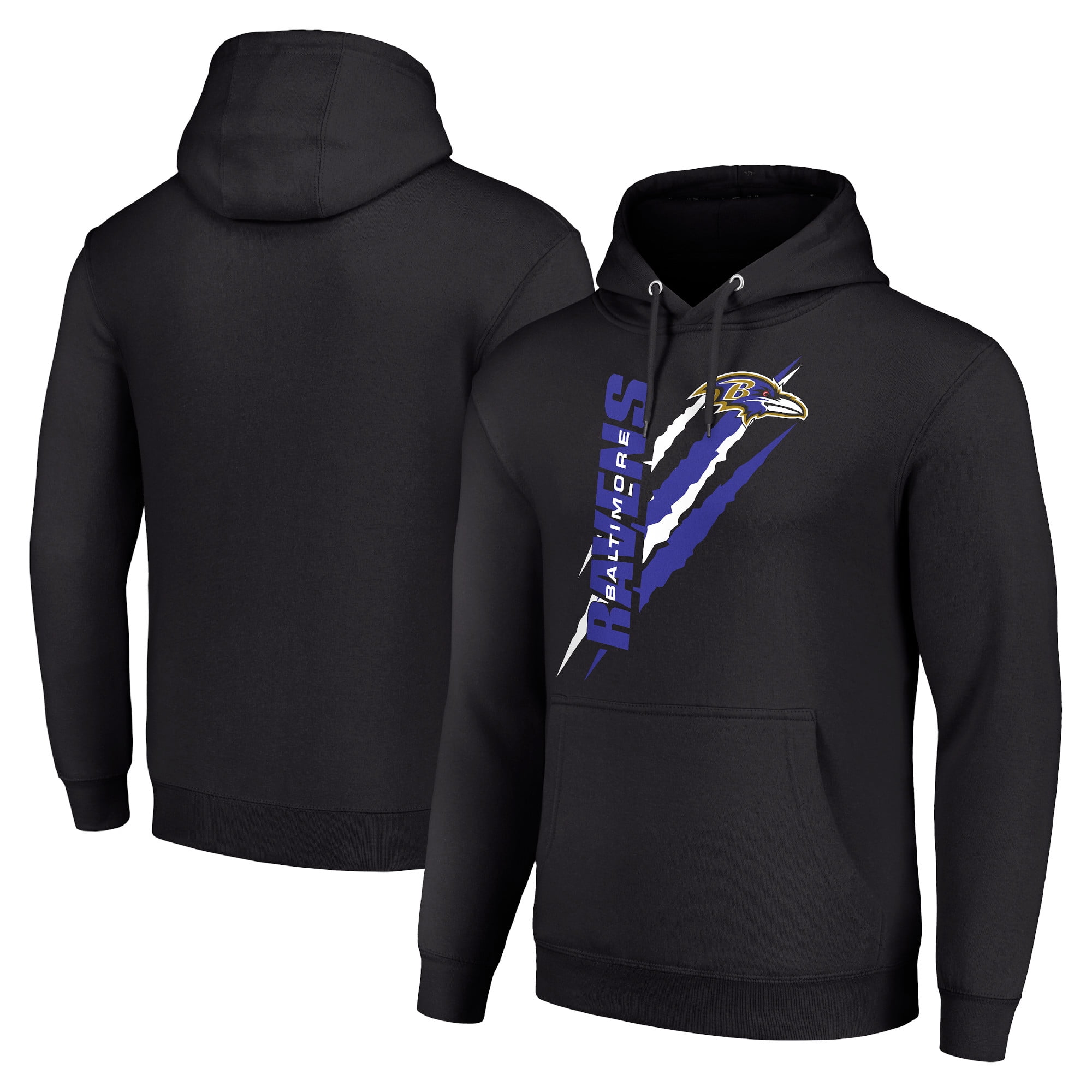 Men's Starter Black Baltimore Ravens Player X Fleece