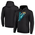 thumbnail image 1 of Unisex Starter Black Jacksonville Jaguars Color Scratch Fleece Pullover Hoodie, 1 of 3