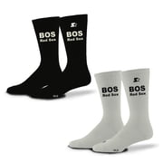 Unisex-Starter Black/White Boston Red Sox Assist Socks 2 Pack