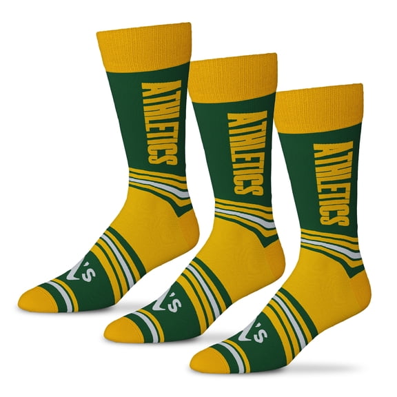 Unisex Starter  Green Oakland Athletics Rally Cry 3-Pack Socks Set