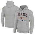 thumbnail image 1 of Unisex Starter Heather Gray Chicago Bears Throwback Logo Pullover Hoodie, 1 of 3
