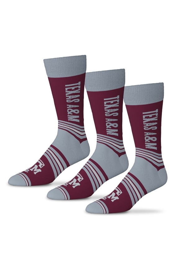Unisex Starter Maroon Texas A&M Aggies Rally Cry 3-Pack Socks Set