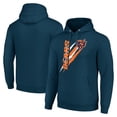 thumbnail image 1 of Unisex Starter Navy Chicago Bears Color Scratch Fleece Pullover Hoodie, 1 of 3