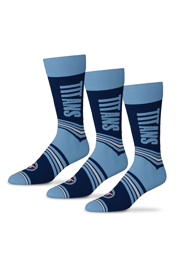 Unisex Starter Navy Tennessee Titans Rally Cry 3-Pack Socks Set