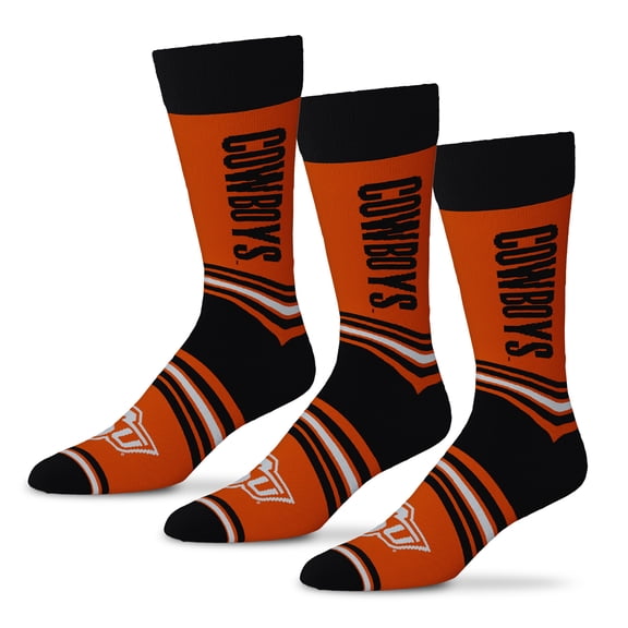 Unisex Starter Orange Oklahoma State Cowboys Rally Cry 3-Pack Socks Set
