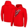 thumbnail image 1 of Unisex Starter Red Atlanta Falcons Color Scratch Fleece Pullover Hoodie, 1 of 3