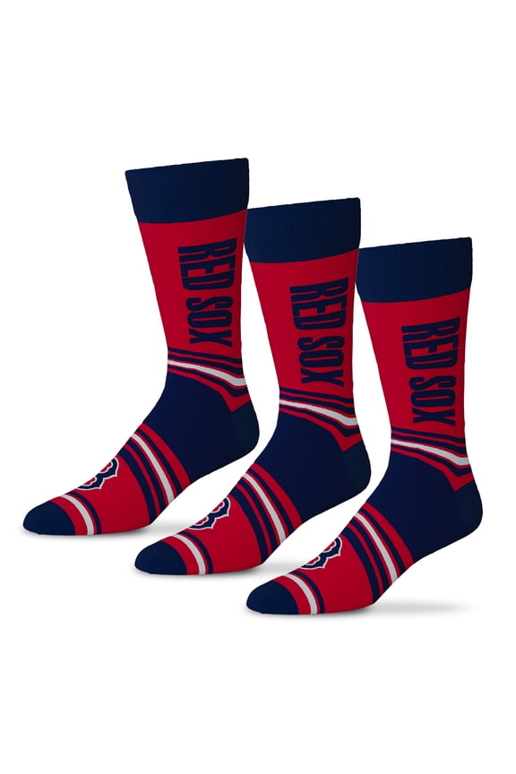Unisex Starter Red Boston Red Sox Rally Cry 3-Pack Socks Set