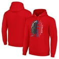 thumbnail image 1 of Unisex Starter Red Buffalo Bills Half Helmet Logo Pullover Hoodie, 1 of 3