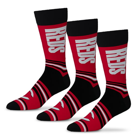 Unisex Starter  Red Cincinnati Reds Rally Cry 3-Pack Socks Set