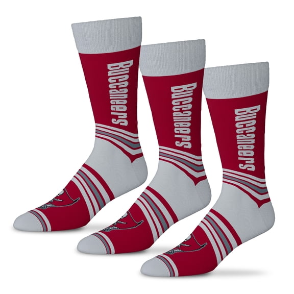 Unisex Starter Red Tampa Bay Buccaneers Rally Cry 3-Pack Socks Set