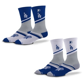 Unisex Starter Royal/Gray Los Angeles Dodgers Old School Two-Pack Crew Socks Set