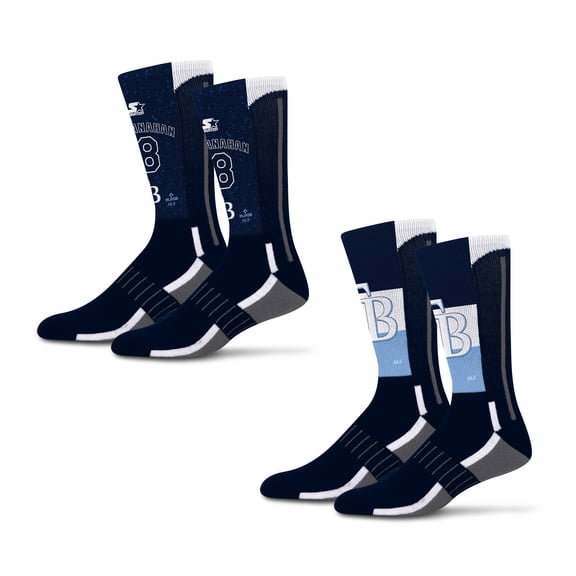 Unisex Starter Shane McClanahan Tampa Bay Rays Jersey Arch Neo Two-Piece Sock Set