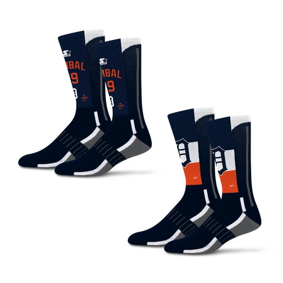 Unisex Starter Tarik Skubal Detroit Tigers Jersey Arch Neo Two-Piece Sock Set