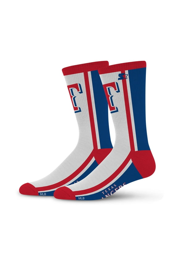 Unisex Starter Texas Rangers Shout Crew Socks